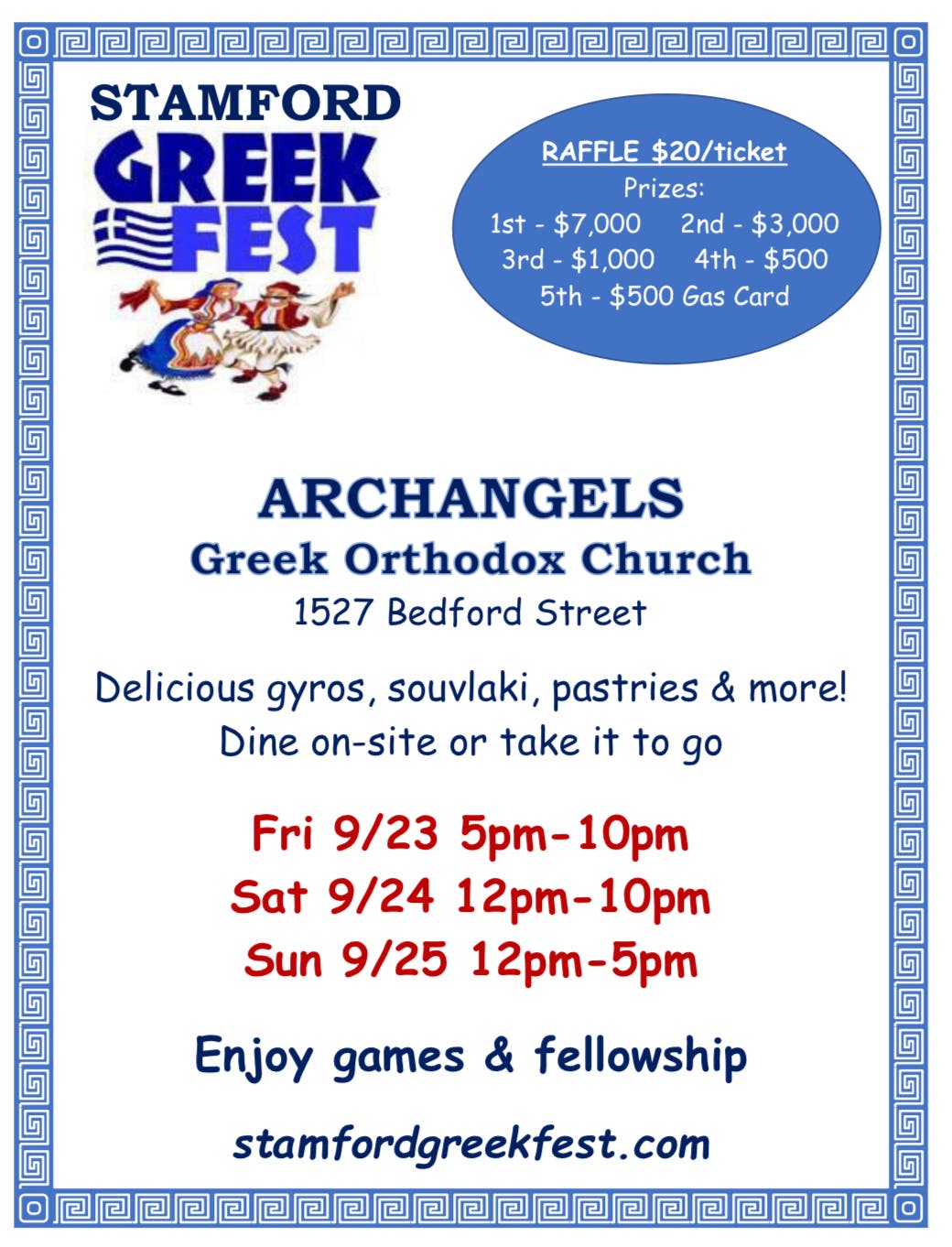 Sep 23 Archangels Greek Orthodox Church GREEK FEST Greenwich CT Patch Sep 23 archangels greek orthodox church greek fest greenwich ct patch