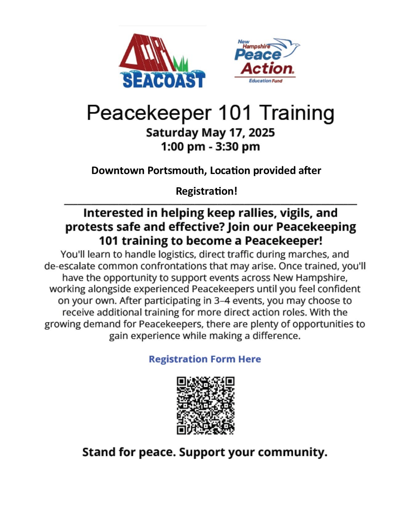 Peacekeeper Training