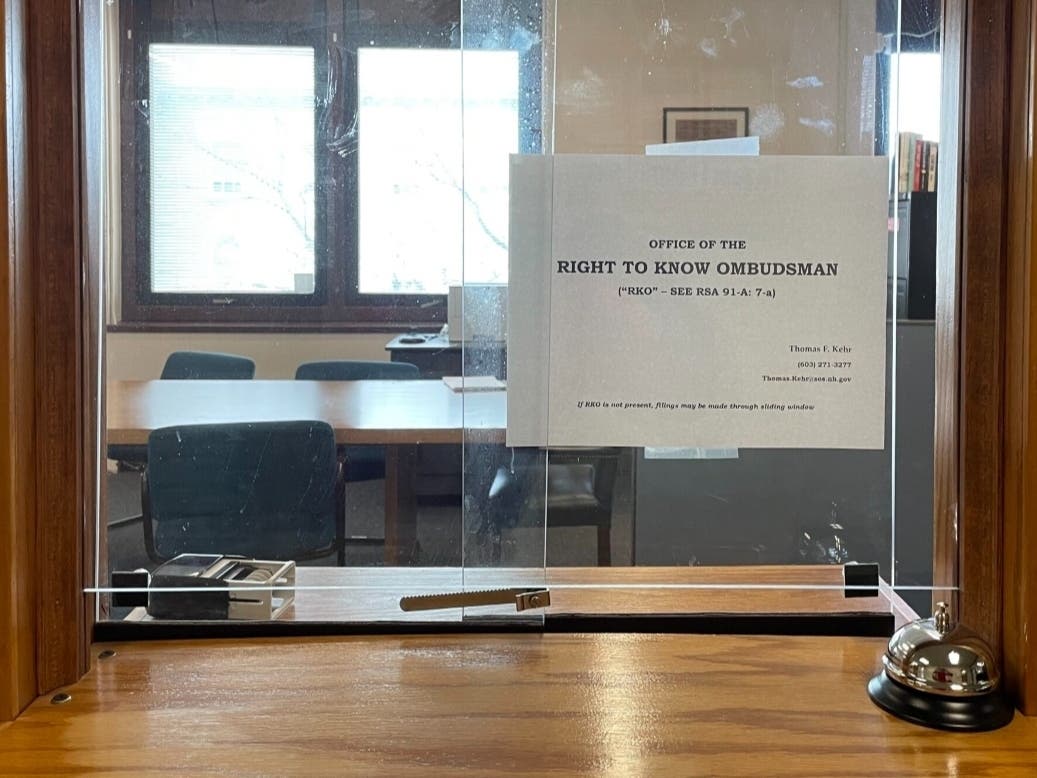 The Office of the Right to Know Ombudsman in the State House Annex, 25 Capitol St., in Concord.
