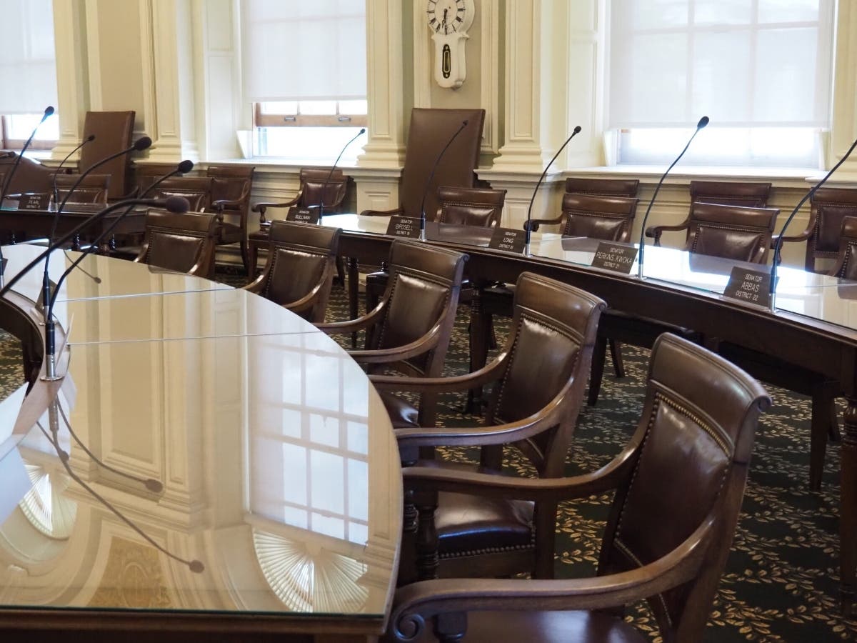 The New Hampshire Senate chamber on June 17.
