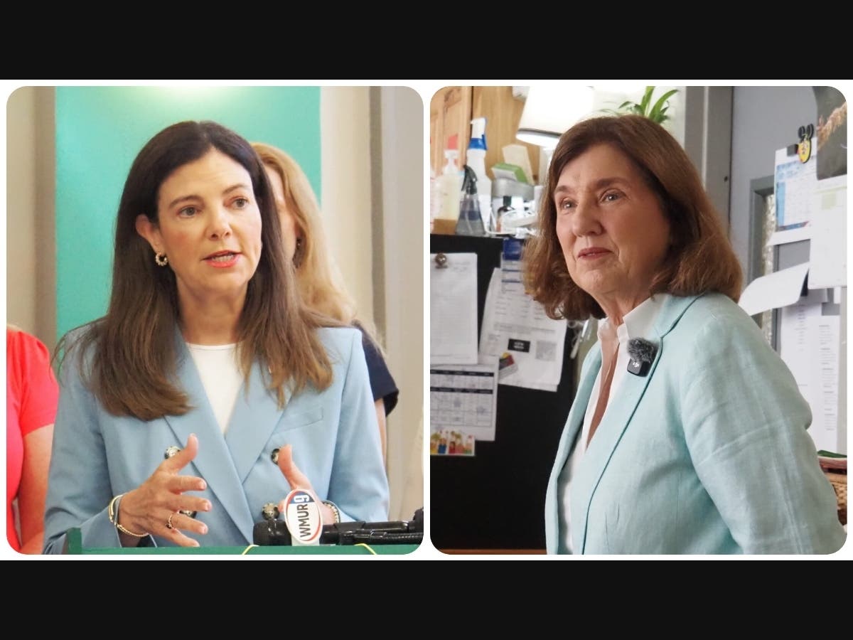 Gov. Kelly Ayotte and Democratic challenger Cinde Warmington offered their thoughts on addressing childcare affordability and availability during an early care and education forum on Thursday. The election is Nov. 3. 