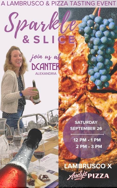 Sparkle & Slice: A Lambrusco + Pizza Tasting Event - Featuring Andy's Pizza