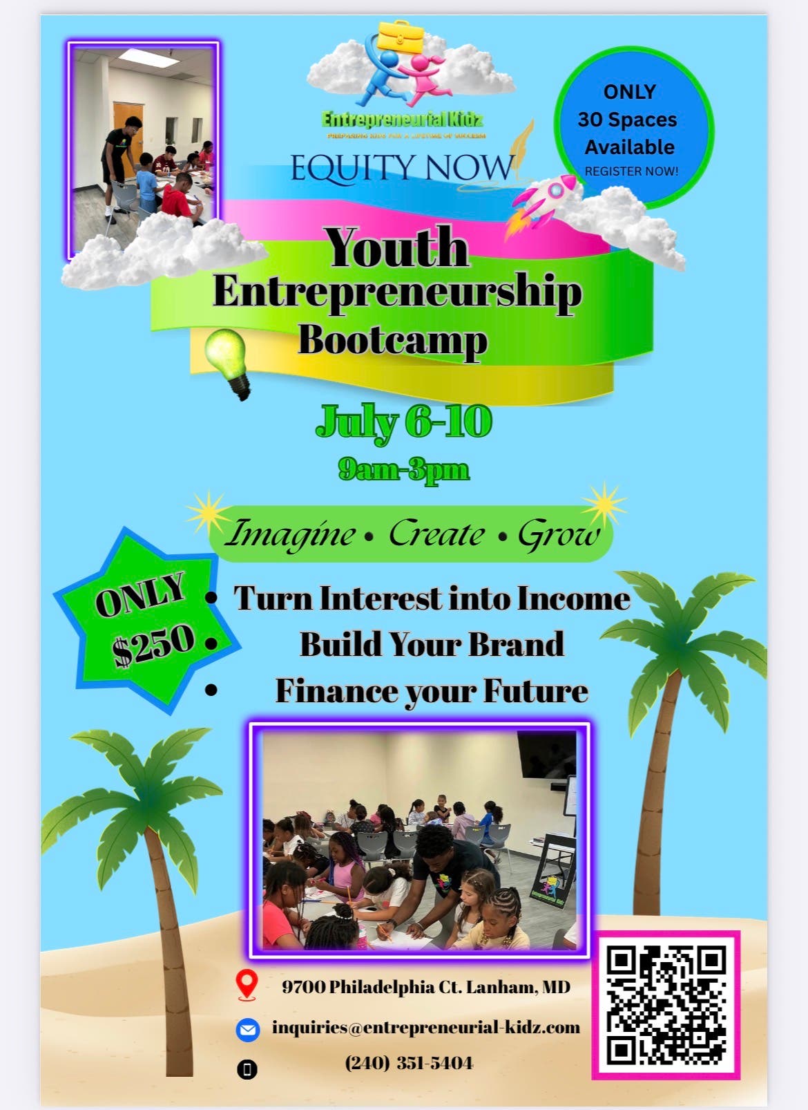 Summer Youth Entrepreneurship Bootcamp