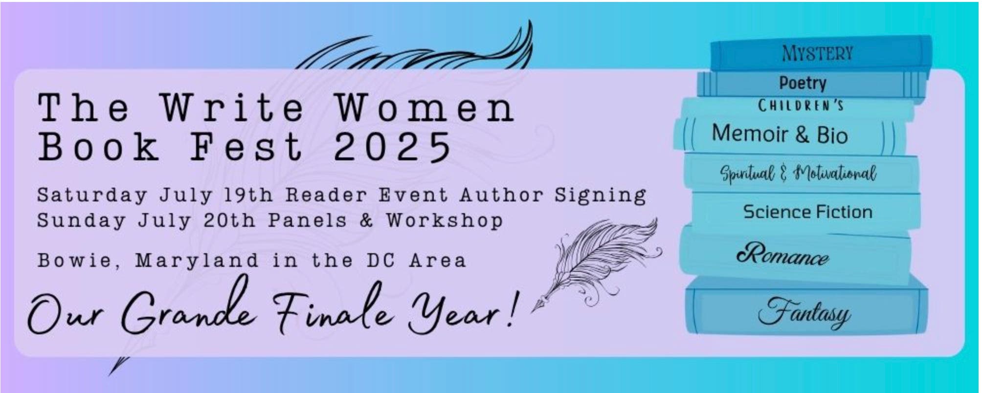 Write Women Book Fest signing event