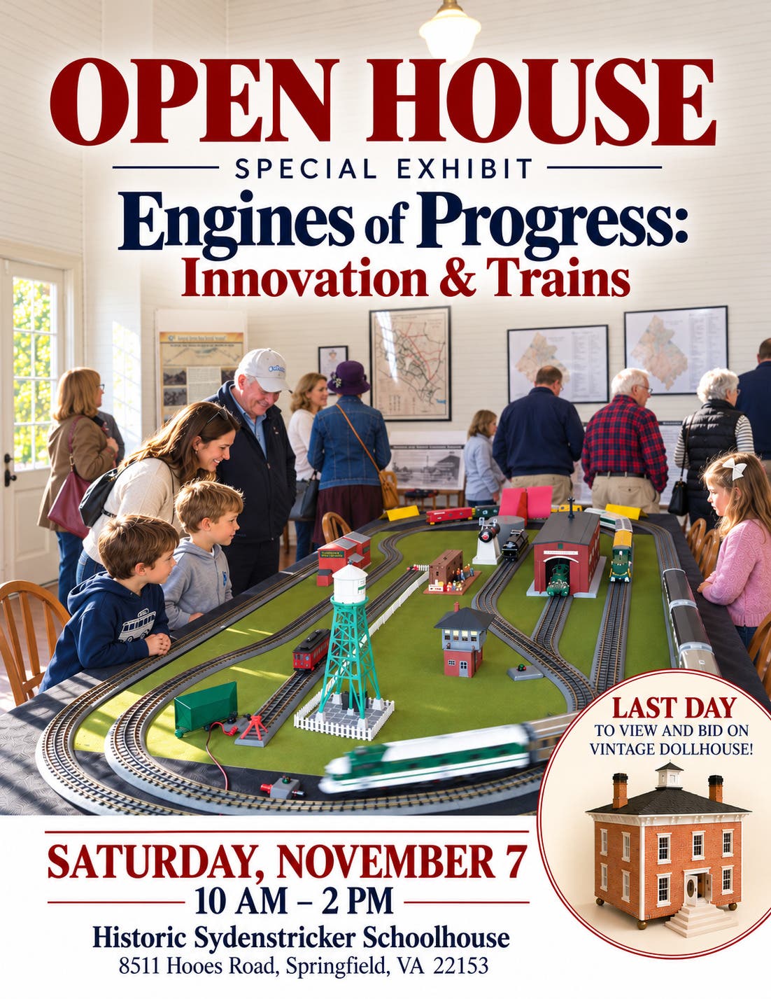 All Aboard the Historic Sydenstricker Schoolhouse OPEN HOUSE!