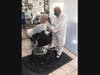 Jose Dominguez has been a popular barber in Rockville Centre for 53 years. 