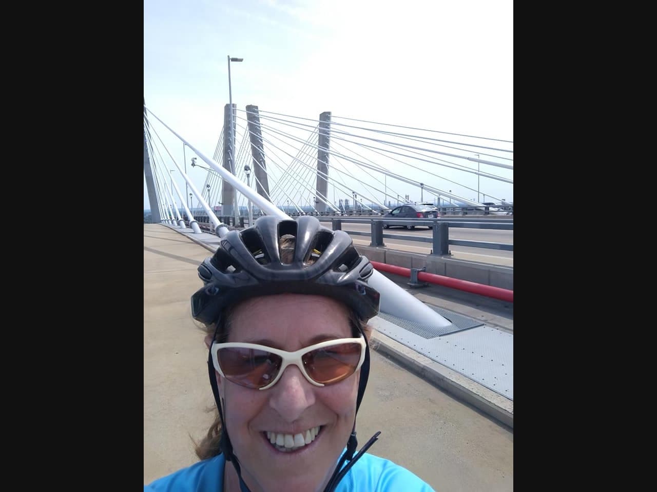 Michele Walsh Myers raised $2,200 on her "Ride to Remember" for five Seaford High School graduates who were killed on 9/11. 