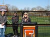 Superintendent of Schools Lisa Ruiz participated in Opening Day of the new athletic complex in East Rockaway. 