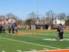 The East Rockaway School District hosted its official opening day ceremony for its new state-of-the-art athletic complex, prior to the varsity softball and varsity baseball games.