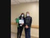 Hospital worker Hellene Ballesteros met the patient whose life she helped save in December. 