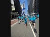 Members of the Brandeis School joined marchers on Sunday at the Celebrate Israel Sunday. 