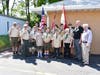 Some of the Boy Scouts who marched during Monday's parade. 