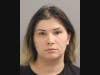 Heleena Velazquez-Krupp faces charges of robbery stemming from a Merrick Avenue gas station on Tuesday night, police say. 