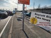 A crowd assembled in Bellmore on Tuesday, the day Donald Trump said he would be arrested. 