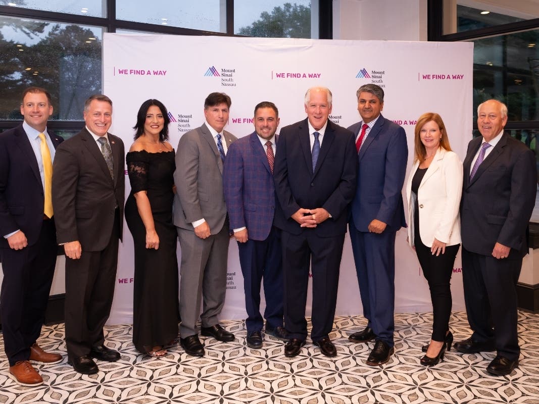 Elected officials and members of Mount Sinai South Nassau attended the hospital's best-ever fundraiser on Sept. 23.