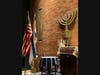 Temple Emanu-El of Long Beach held a rally Wednesday in support of Israel. 