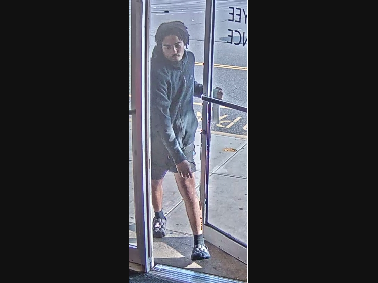 A man is sought for breaking into the Macy's at the Green Acres Mall and stealing money from a cash register, police said. 