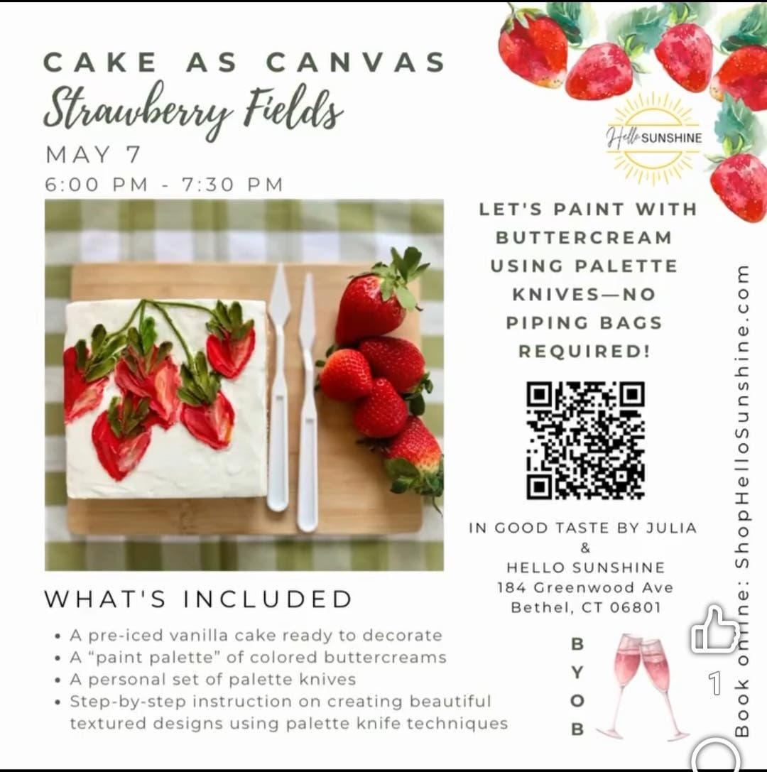 Cake As Canvas: Strawberry Fields