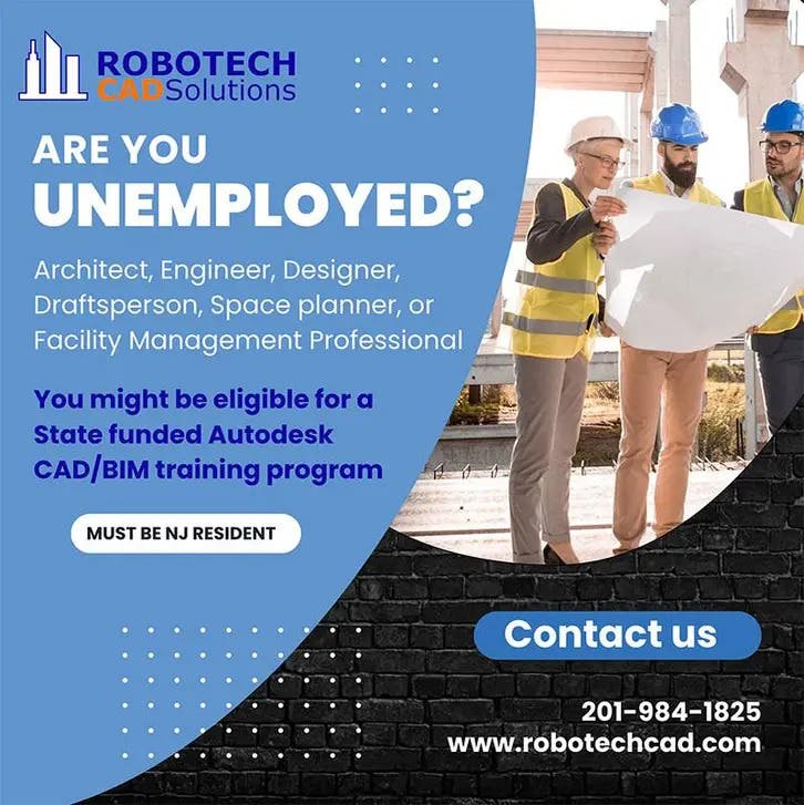Fully funded Autodesk CAD & Revit training program.
