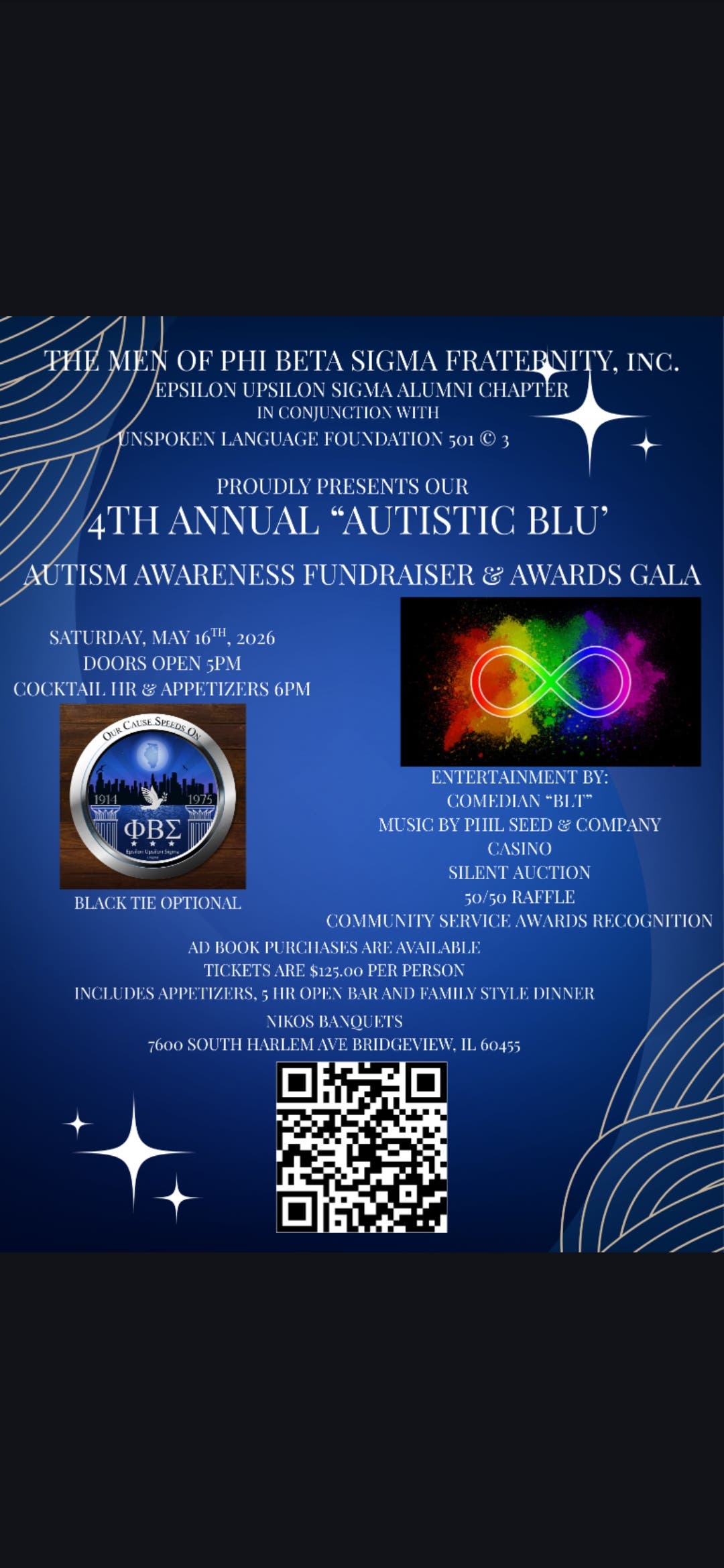 4th Annual "Autistic Blu" Autism Awareness Fundraiser & Awards Gala