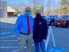 Director of Andover's Department of Public Works Cristopher Cronin (Left) and State Representative Frank Moran (right). 