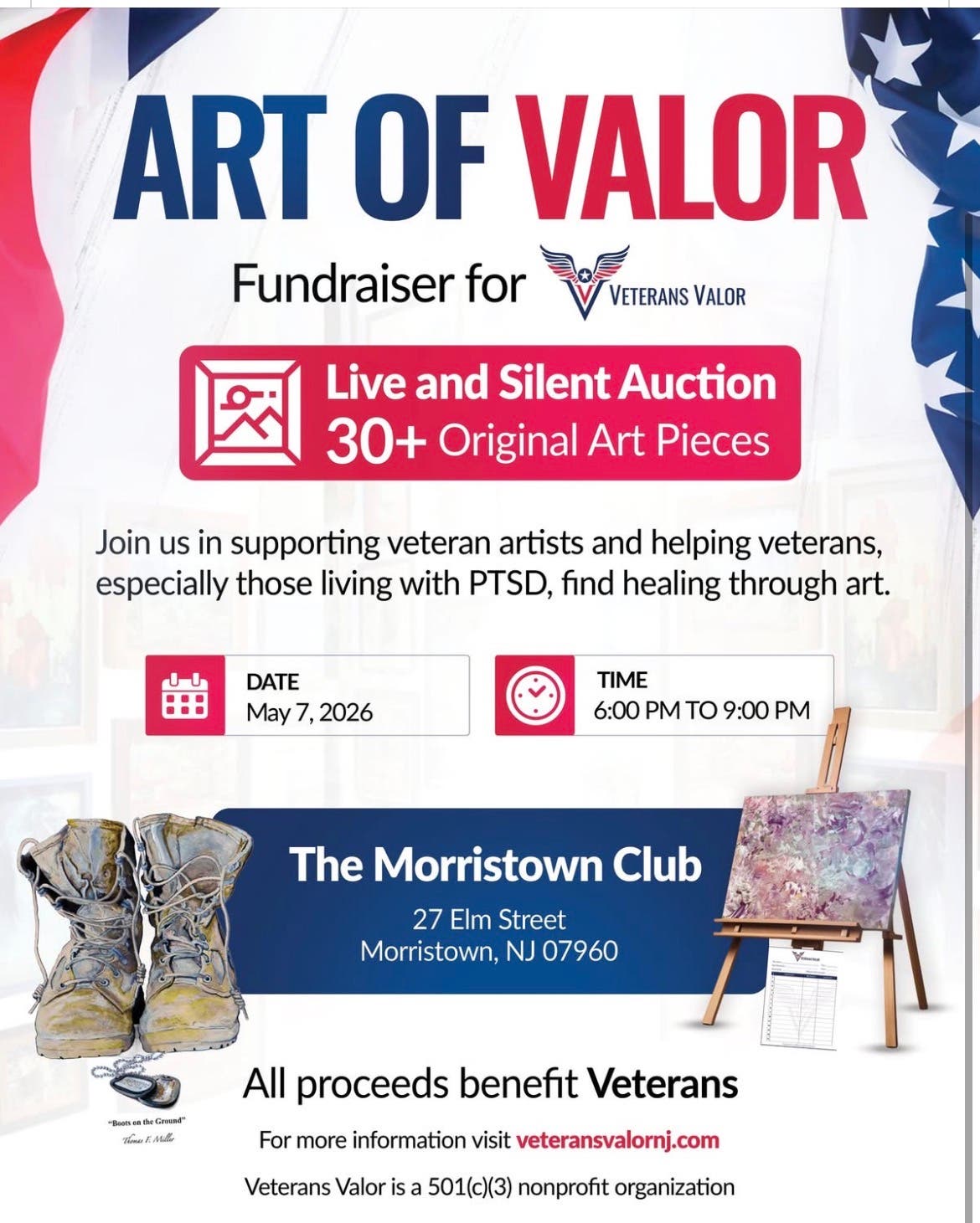 ART OF VALOR; - Fundraiser Art Sale for Veterans’ Valor