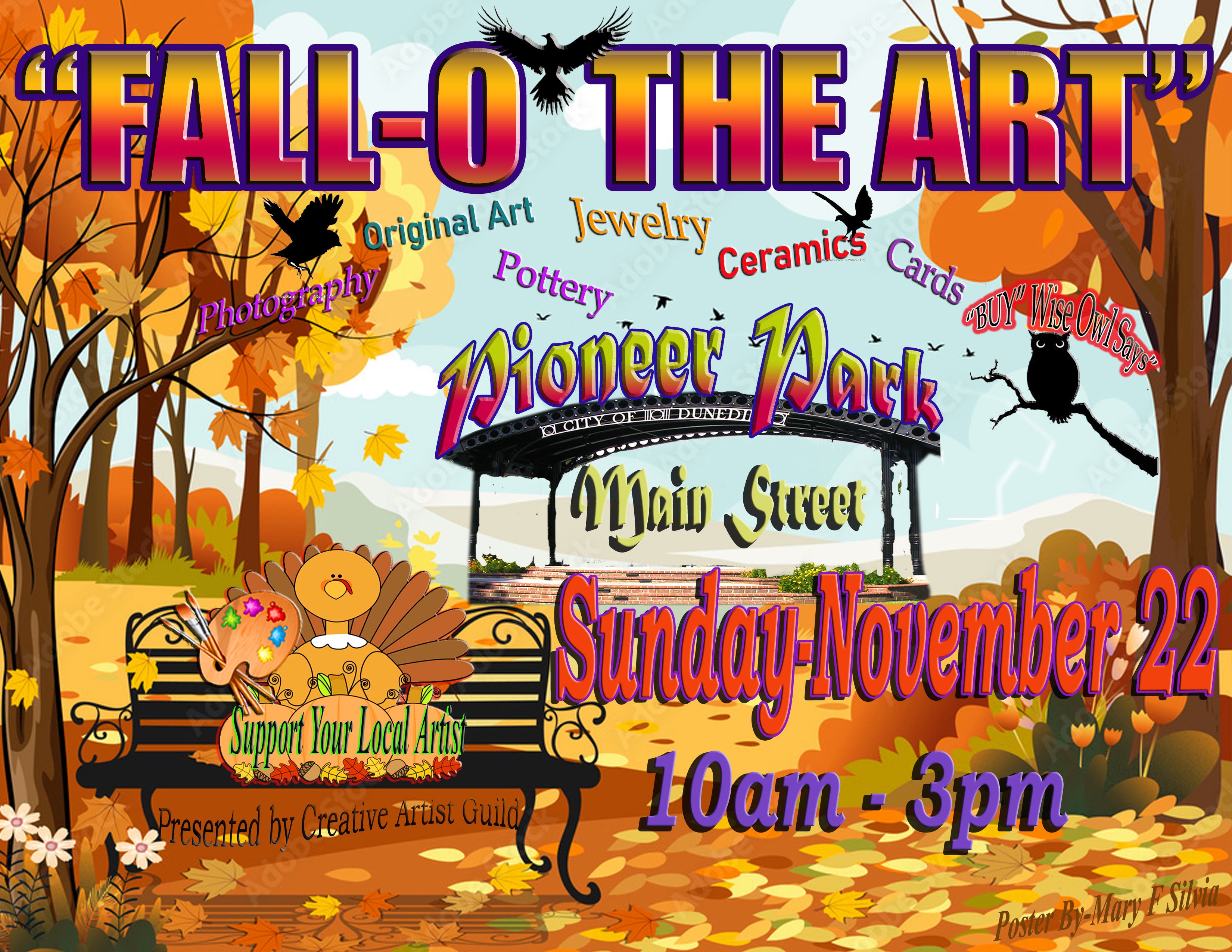 NOV 22 - 10:00 Art In The Park -