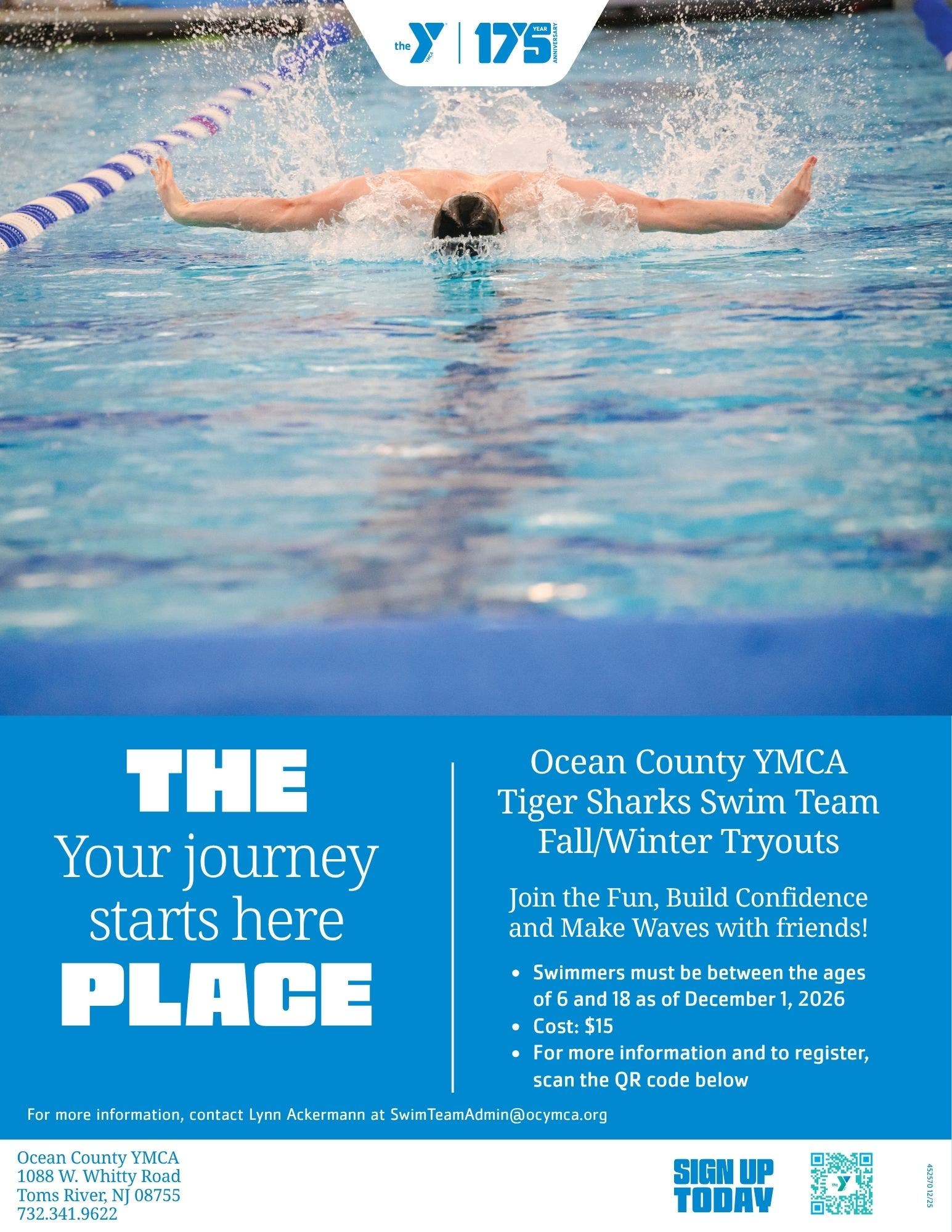 OCY Tiger Sharks Swim Team Tryouts