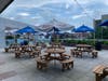 The beer garden offers more than 25 local craft and domestic beers to go along with a list of ciders, seltzers and wine.