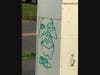 An example of one of the graffiti tags recently found in Greenwich.
