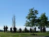 The sounds of bagpipes echoed through the air as Greenwich marked the 20th anniversary of 9/11.