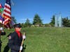 Several first responders from Greenwich attended Saturday's ceremony in Cos Cob.