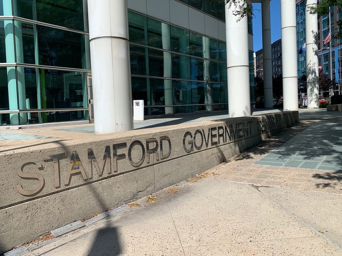 Valentine is running against Democrat and State Rep. Caroline Simmons for Mayor of Stamford.