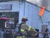 The fire was placed under control after an hour, the Stamford Fire Department said.