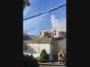 One firefighter was injured, fire officials said.