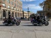 Members of the Greenwich Police Department in Thursday's parade.