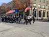 A parade and patriotic walk went down Greenwich Avenue in honor of Veterans Day.