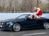 Santa Claus arrived in style to the Reindeer Festival.