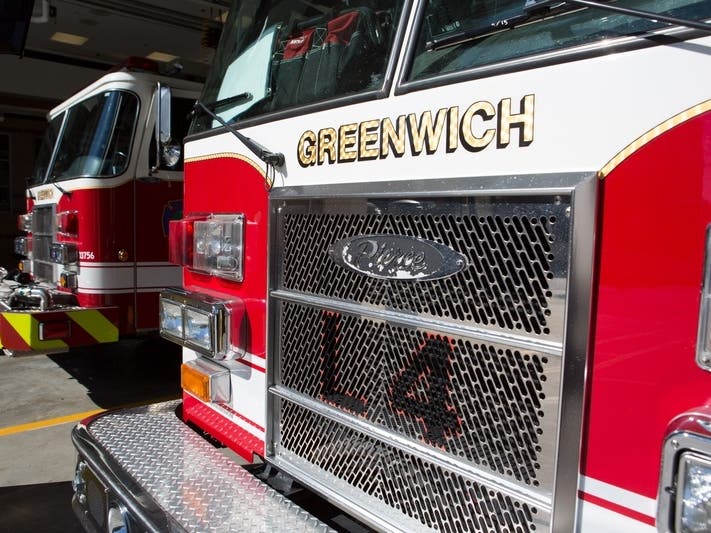 The fire was located in the walls between the first and second floor, the GFD said.