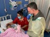 Stamford resident John Rubino (right) along with Esperanza Perez (middle) and Ariany Perez (left). Rubino recently donated a portion of his liver to Ariany.