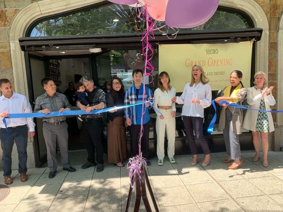 Shiro Desserts, which opened up earlier this month, brings Asian-inspired desserts and beverages to Stamford. A grand opening ribbon cutting ceremony was held on Thursday with Mayor Caroline Simmons and Director of Economic Development Loren Nadres.