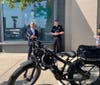 First Selectman Fred Camillo and Deputy Chief Robert Berry said police bicycles have allowed officers to be more mobile in responding to calls on Greenwich Avenue and surrounding streets.