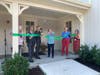 Neighbor to Neighbor's new building first opened on Aug. 29 to the rear and east of the Tomes Higgins House at 248 E. Putnam Ave. in Greenwich. A grand opening and ribbon-cutting celebration was held on Tuesday afternoon.
