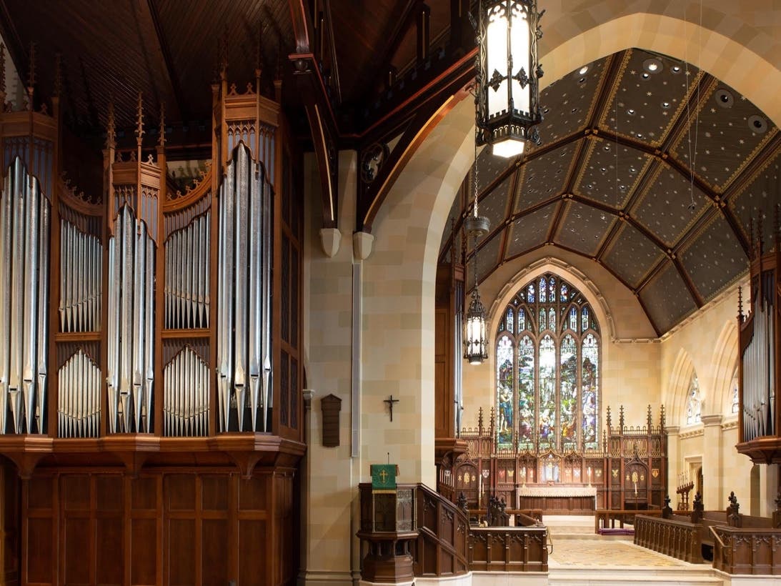 Containing a total of 4,639 pipes, Christ Church Greenwich's new organ was built in Durham, England, and represents the largest organ made by Harrison & Harrison in the USA.
