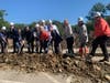 A brief groundbreaking ceremony was held on Thursday.