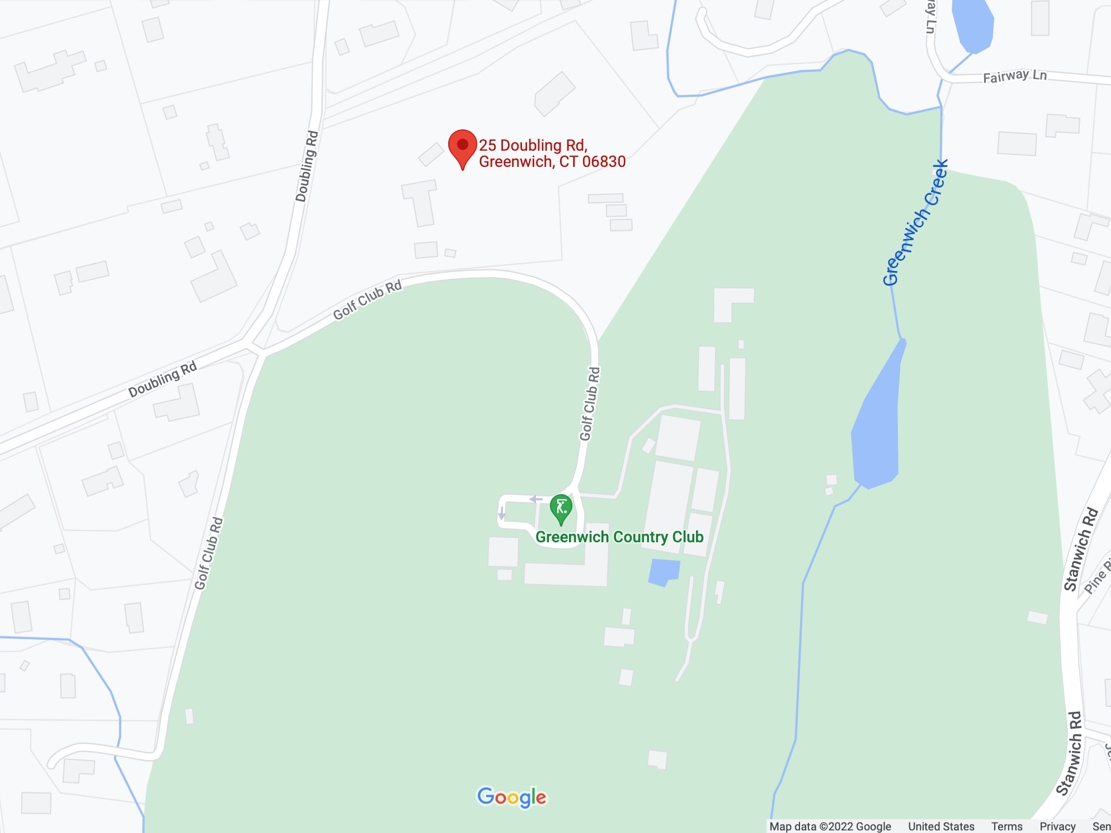 Greenwich Country Club is seeking to merge with a large mansion located at 25 Doubling Road.