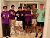 Jakes Tisler's friends are involved with making the keychains. From left to right: GHS juniors Christian Zawislack, Kaine Rama, Jake Tisler, Declan O'Regan, Jaden Scott, Logan Jozwiak and Peter Lane. (Courtesy of Jake Tisler)
