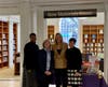 From left to right: Superintendent of Stamford Public Schools Dr. Tamu Lucero; Ferguson Library CEO Alice Knapp; Stamford Mayor Caroline Simmons; Ferguson Library Board of Trustees Chair Stephanie O'Shea