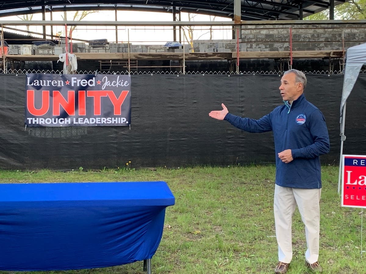 First Selectman Fred Camillo will run for a third term in office. Fellow Republicans Selectwoman Lauren Rabin and Town Clerk Jackie Budkins also announced their campaigns Monday in Old Greenwich.