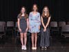 Middle School Award Recipients, from left to right, Madeline Johnson, from Eastern Middle School; Charlotte Marek, from Central Middle School; and Keeghan Kortner, from Western Middle School.
